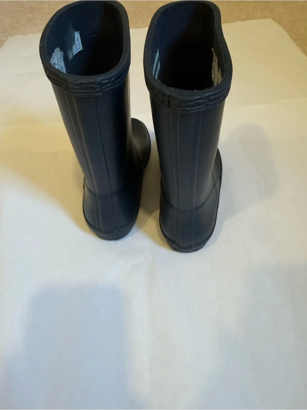 Hunter Kids Navy Rubber Rain Boots